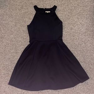 Black Copper Key Dress